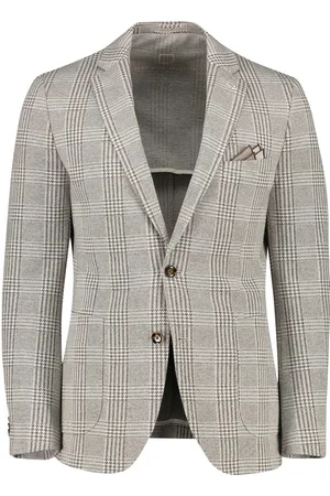 Born with Appetite Colbert geruit slim fit