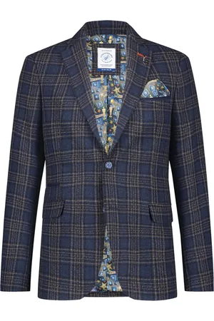 A fish named fred Geruit wol slim fit colbert van