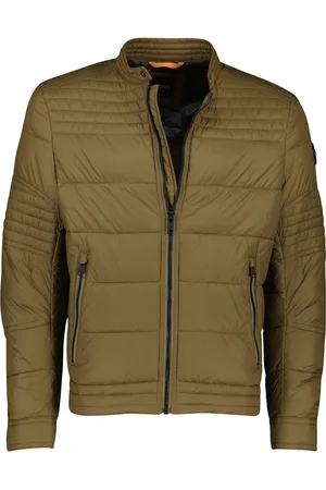 HUGO BOSS Boss Orange gewatteerde jas legergroen Ostreet polyamide