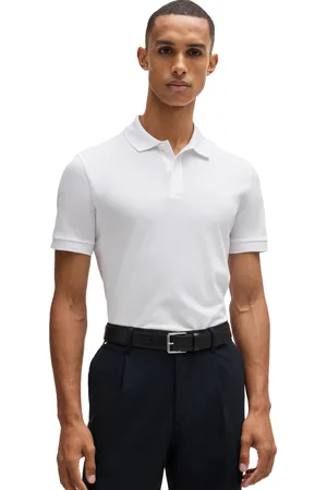 HUGO BOSS BOSS Black Pallas polo effen wijde fit katoen