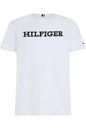 Tommy Hilfiger T-shirt ronde hals opdruk katoen