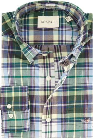 GANT Overhemd geruit button down Regular Fit