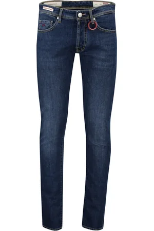 sartoria tramarossa Jeans blauw Leonardo katoen