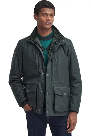 Barbour Waxjas effen Normale Fit