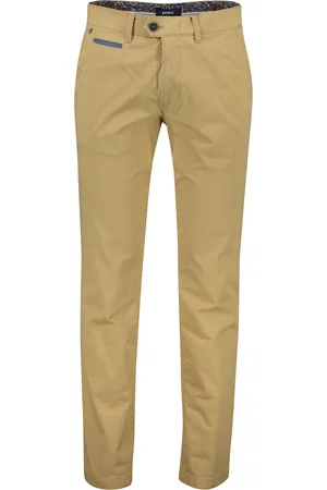 Atelier Gardeur Pantalon katoen lichtbruin effen