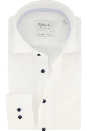 Michaelis Overhemd business Slim Fit effen strijkvrij