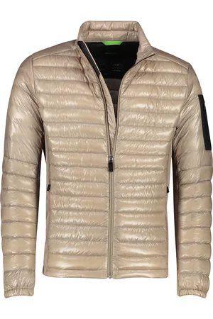 HUGO BOSS Boss Green tussenjas goud normale fit Techno