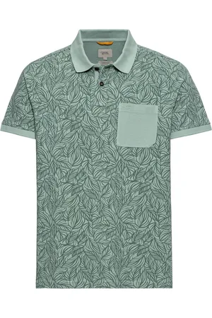 Camel Active Polo wijde fit geprint