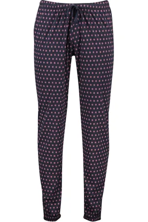 Schiesser Pyjamabroek blauw geprint 100% katoen