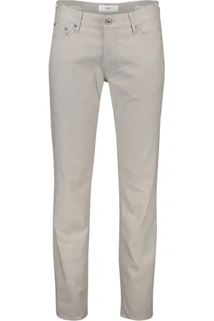 Brax Broek effen katoen