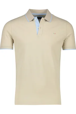 Portofino 2-knoops polo korte mouw katoen