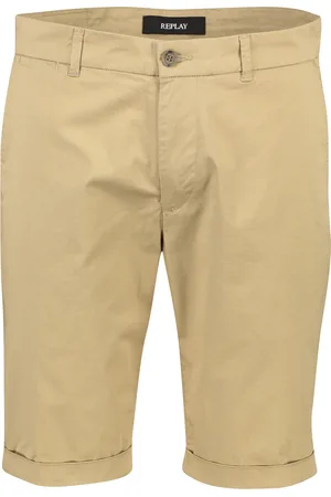 Replay Korte broek effen katoen