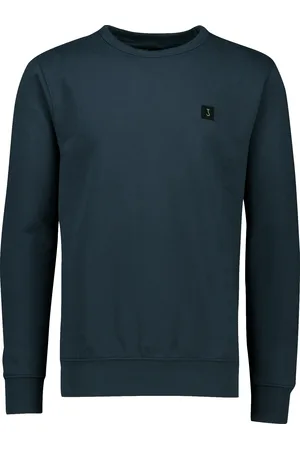 Butcher of Blue Trui donkerblauw katoen
