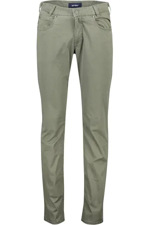 Atelier Gardeur Broek effen katoen