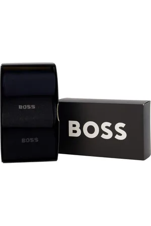HUGO BOSS Boss sokken 3-pack giftbox , grijs en donkerblauw effen