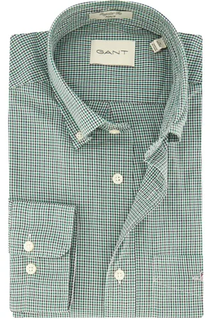 GANT Geruit casual overhemd Normale Fit