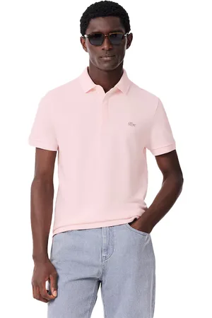 Lacoste 3-knoops polo korte mouw fit katoen regular fit