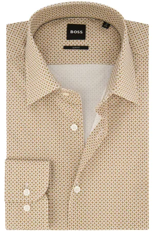 HUGO BOSS Zakelijk Boss H-Hank overhemd slim fit print