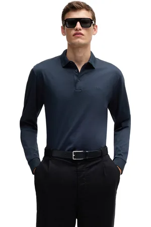HUGO BOSS BOSS Black Pado polo lange mouw effen