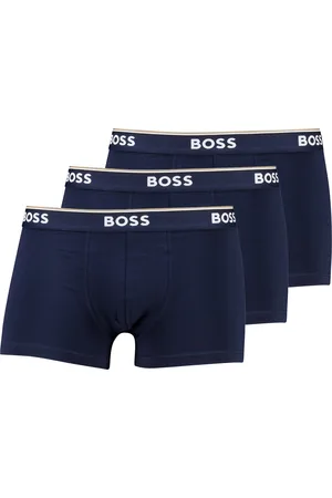HUGO BOSS Boss Boxershorts 3-pack effen katoen