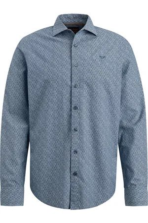 PME Legend™ Casual overhemd normale fit geprint katoen