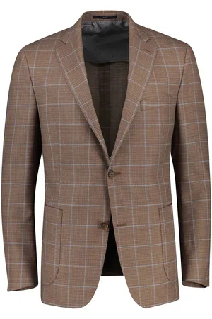 Dressler Colbert geruit merino wol normale fit