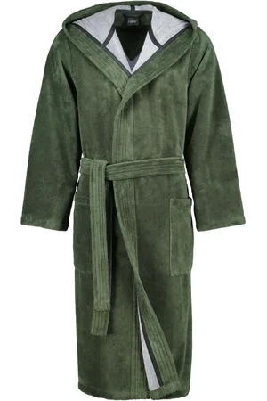CAWÖ Groene badjas capuchon
