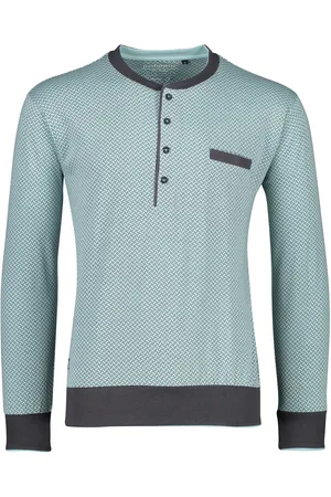 Pastunette Pyjama shirt lange mouwen knopen