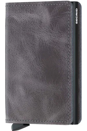 Secrid Slimwallet Vintage Grey Zwart