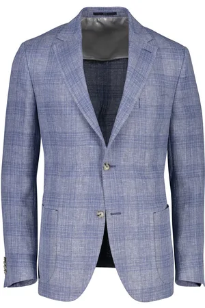 Dressler Colberts donkerblauw geruit