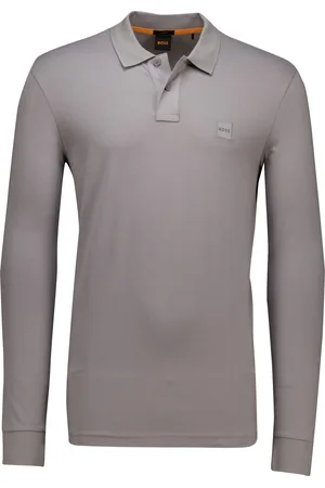 HUGO BOSS Boss Orange polo lange mouw katoen