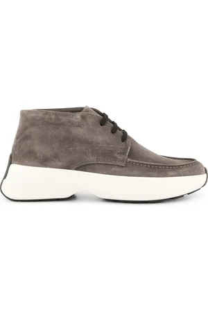 Giorgio Sneakers hoog effen suede lichte zool