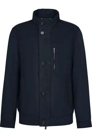 Bugatti Zomerjas effen wijde fit polyester
