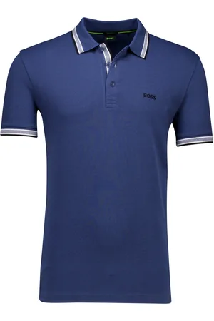 HUGO BOSS Polo paddy navy regular fit korte mouw