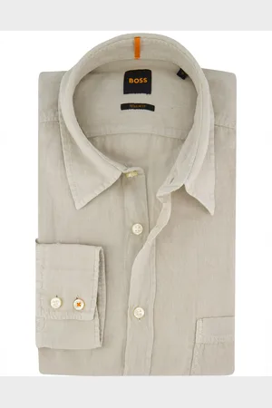 HUGO BOSS Orange Relegant overhemd lange mouw effen