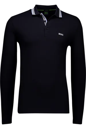 HUGO BOSS BOSS polo Plisy lange mouw pique