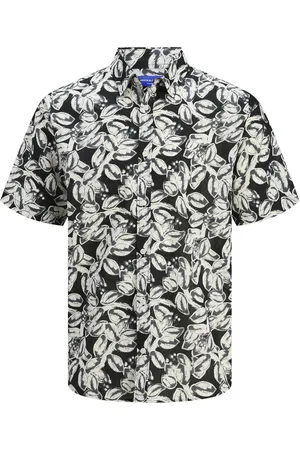 Jack&amp;jones Casual overhemd korte mouw met print