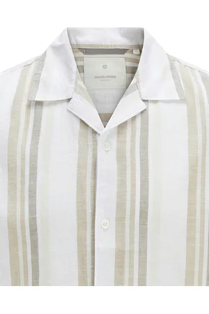 Jack&amp;jones Casual overhemd korte mouw gestreept