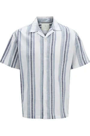 Jack&amp;jones Casual overhemd korte mouw gestreept