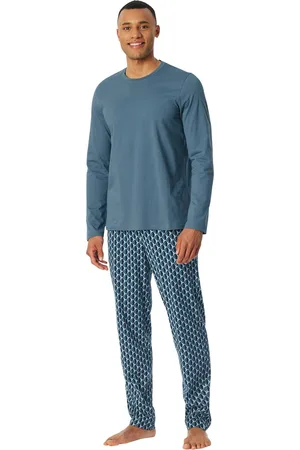 Schiesser Pyjama geprint katoen