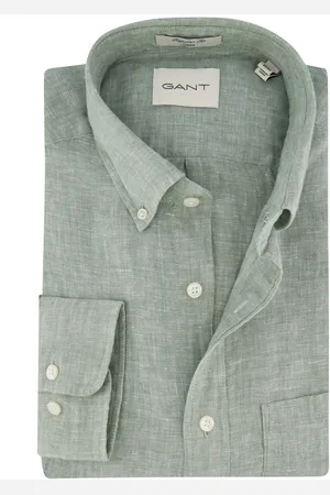 GANT Overhemd linnen regular fit