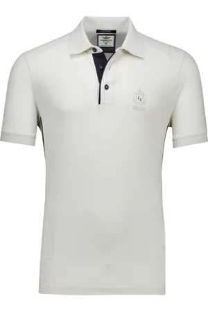 Aeronautica Militare Polo effen korte mouw katoen