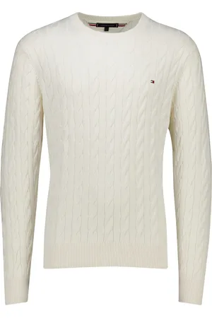 Tommy Hilfiger Classic cotton cable crew neck katoen