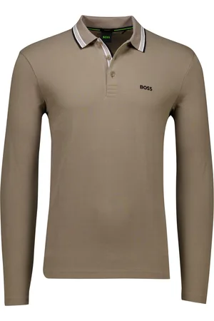 HUGO BOSS Plisy polo lange mouwen regular fit
