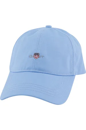 GANT Cap blauw effen katoen