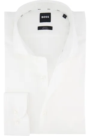 HUGO BOSS Boss Black overhemd H-HANK mouwlengte 7 effen
