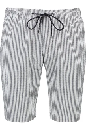 Tommy Hilfiger Bermuda wijt grijs geruit slim fit