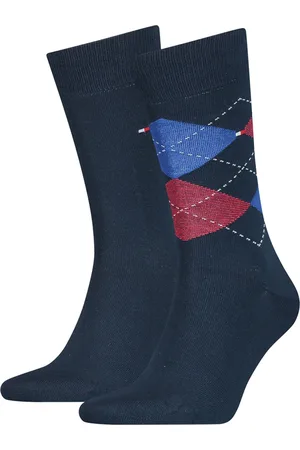 Tommy Hilfiger Geruite sokken 2-pack original