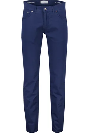 Brax 5-pocket broek marathon Chuck effen denim