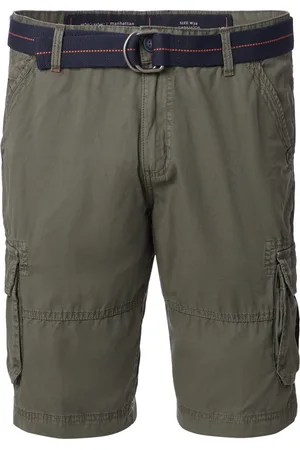 Casa Moda Bermuda katoen cargo wijde fit